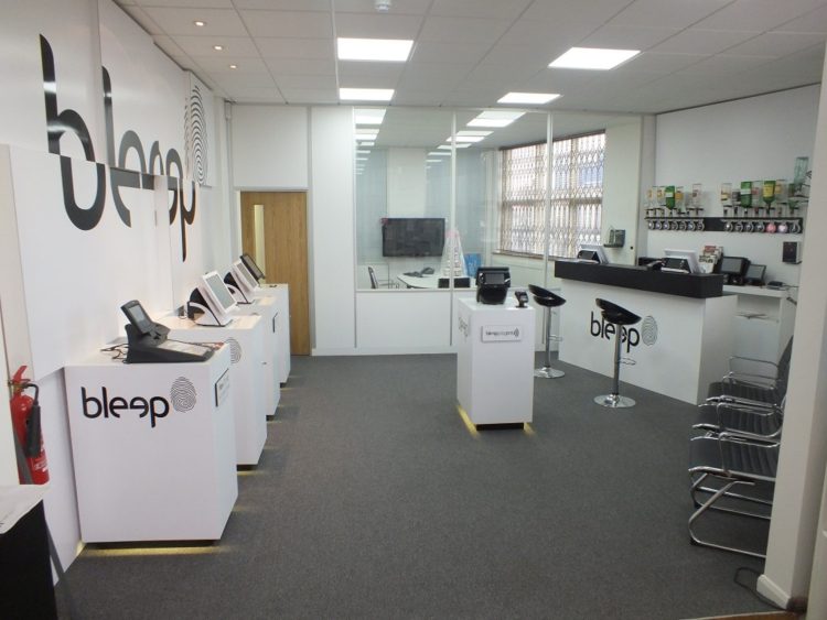 Bleep custom showroom