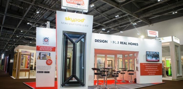 Eurocell fully custom exhibition stand