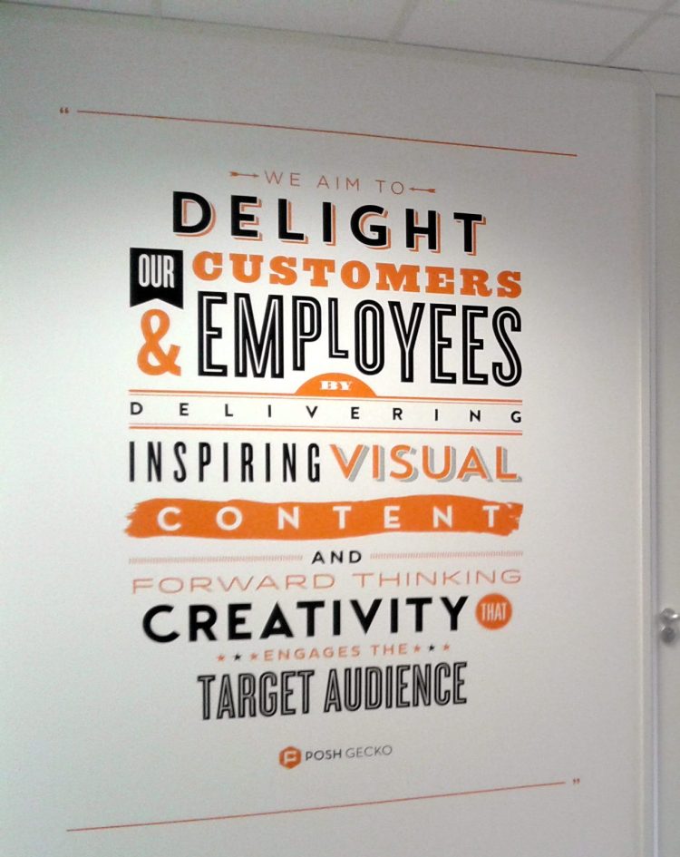 Posh Gecko office graphics