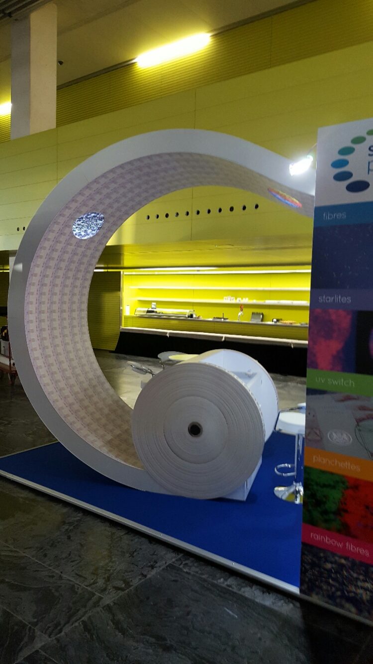 Security Papers custom exhibition stand