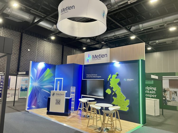 Custom exhibition display stand for metlen labour party