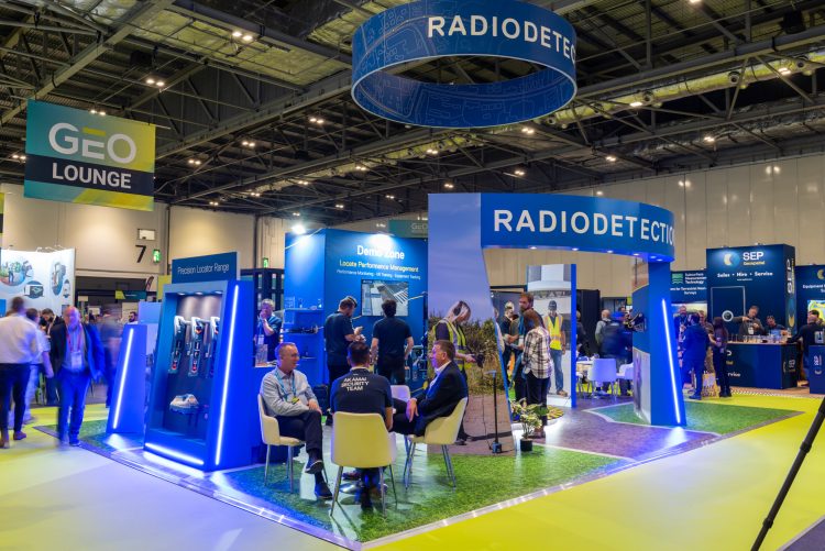 Radiodetection Sustainable Exhibition Stand