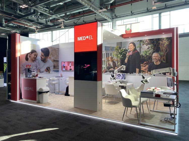 Bespoke exhibition stands MED EL