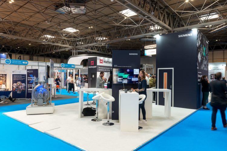 Customised display stand Siemens