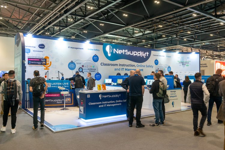 UK custom display stand Net Support