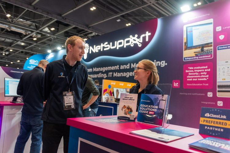 BETT exhibition stand for Netsupport