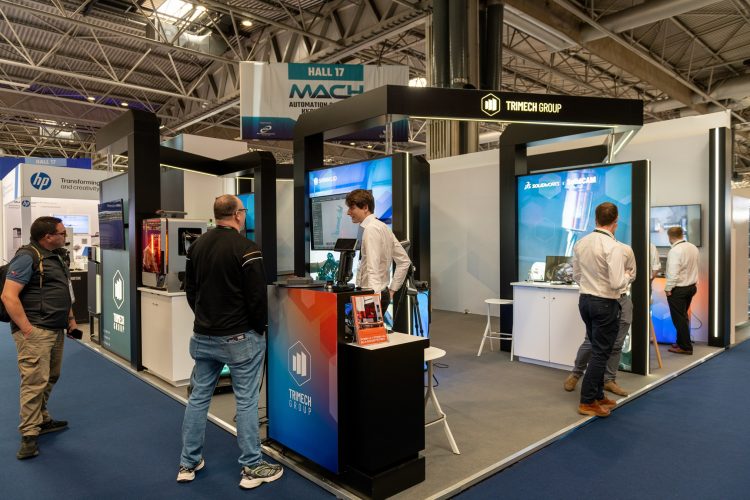 Trimech exhibition stand at MACH