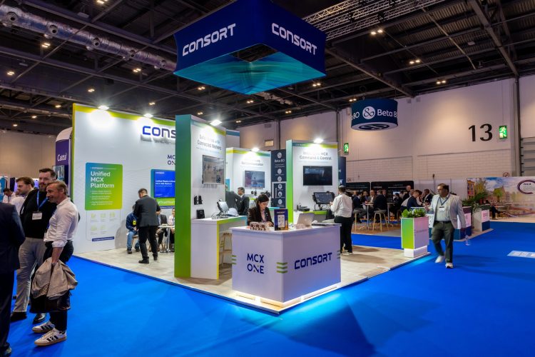 Consort digital custom exhibition stand at CCW